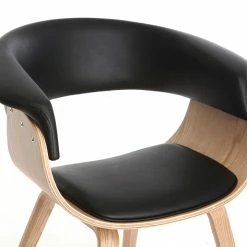 Fauteuil Scandinave Noir Et Bois Clair OKTAV -Canapé Soldes fauteuil scandinave noir et bois clair oktav 42640 5bbcc6bae72a4 1200 675