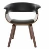 Fauteuil Scandinave Noir Et Bois Foncé OKTAV -Canapé Soldes fauteuil scandinave noir et bois fonce oktav 42642 5bbcc6bb364b7 1200 675