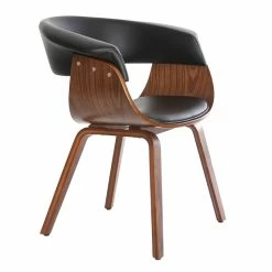 Fauteuil Scandinave Noir Et Bois Foncé OKTAV -Canapé Soldes fauteuil scandinave noir et bois fonce oktav 42642 5bbcc6bb752bc 1200 675