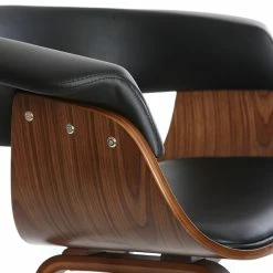 Fauteuil Scandinave Noir Et Bois Foncé OKTAV -Canapé Soldes fauteuil scandinave noir et bois fonce oktav 42642 5bbcc6bbc07e8 1200 675