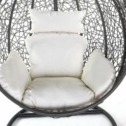 Fauteuil Suspendu Oeuf Résine Gris MOJO -Canapé Soldes fauteuil suspendu oeuf resine gris mojo 43506 5bc4a3d095730 1200 675