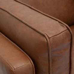 Fauteuil Vintage Cuir Marron BRADLEY -Canapé Soldes fauteuil vintage cuir marron bradley 50932 620e1e99f175c 1200 675