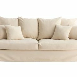 Housse De Canapé En Tissu écru FEVER HOUSSE
