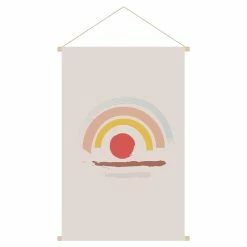 Kakemono Enfant Arc-en-ciel L40 X L60 Cm HAPPY