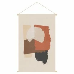 Kakemono Formes Abstraites L40 X L60 Cm SAHARA