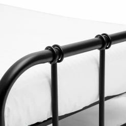 Lit 1 Place 90x190 Cm En Métal Noir AUGUSTE -Canapé Soldes lit 1 place 90x190 cm en metal noir auguste 50485 61c4aca230979 1200 675