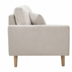 Méridienne Scandinave En Tissu Effet Velours Texturé Beige Et Bois Clair BERTILLE -Canapé Soldes meridienne scandinave en tissu effet velours texture beige et bois clair bertille 52042 633703ba3c97d 1200 675