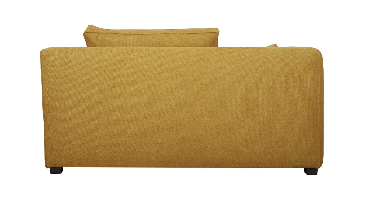 Module D'angle Gauche Pour Canapé En Tissu Jaune Cumin PLURIEL 6 Module D'angle Gauche Pour Canapé En Tissu Jaune Cumin PLURIEL – Image 4