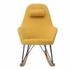 Rocking Chair Scandinave En Tissu Effet Velours Jaune Moutarde, Métal Noir Et Bois Clair JHENE -Canapé Soldes rocking chair scandinave en tissu effet velours jaune moutarde metal noir et bois clair jhene 44821 5da98d4d99ffd 1200 675