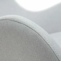 Rocking Chair Scandinave En Tissu Gris Clair, Métal Noir Et Bois Clair ESKUA -Canapé Soldes rocking chair scandinave en tissu gris clair metal noir et bois clair eskua 47948 5eeb60c6c3a4e 1200 675