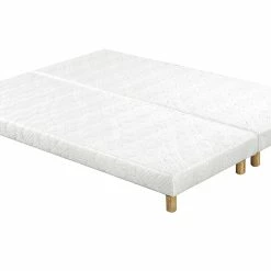 Sommiers Tapissiers Blancs 80x200 Cm (lot De 2) JAMI