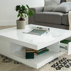 Table Basse Carrée Avec Rangements 2 Tiroirs Design Blanc Laquée L85 Cm KARY 15 Table Basse Carrée Avec Rangements 2 Tiroirs Design Blanc Laquée L85 Cm KARY -Canapé Soldes table basse carree avec rangements 2 tiroirs design blanc laquee l85 cm kary 23872 5f918e7bb101a 1200 675