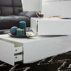 Table Basse Rectangulaire Design Pivotante 4 Tiroirs Blanc Rectangulaire ELEA -Canapé Soldes table basse rectangulaire design pivotante 4 tiroirs blanc rectangulaire elea 23957 5bb373e0be4e4 1200 675