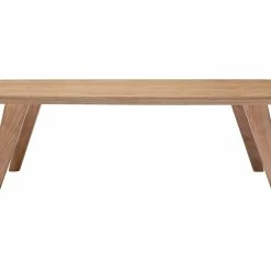 Table Basse Rectangulaire Scandinave Bois Clair L120cm FIFTIES