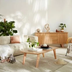 Table Basse Rectangulaire Scandinave Bois Clair L120cm FIFTIES -Canapé Soldes table basse rectangulaire scandinave bois clair l120cm fifties 49614 62bafdd6508ba 1200 675