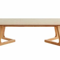 Table Basse Rectangulaire Scandinave Bois Clair L150 Cm JUKE