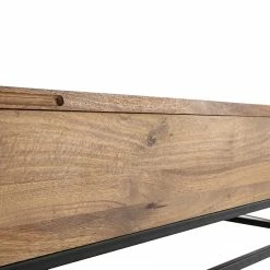 Table Basse Relevable Industrielle Bois Clair Manguier Massif Et Métal Noir L110 Cm YPSTER -Canapé Soldes table basse relevable industrielle bois clair manguier massif et metal noir l110 cm ypster 41280 5da5ca75cfe9e 1200 675