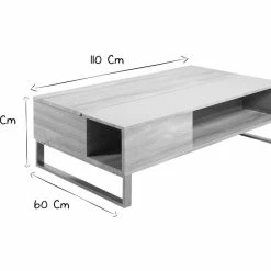 Table Basse Relevable Rectangulaire Bois Clair Et Métal Noir L110 Cm WYNN -Canapé Soldes table basse relevable rectangulaire bois clair et metal noir l110 cm wynn 47418 5e870135cca12 1200 675