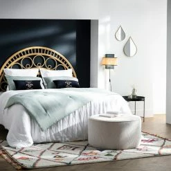 Table Basse Ronde Avec Plateau Réversible Bleu Canard / Noir D51 Cm SATEEN - Miliboo & Stéphane Plaza -Canapé Soldes table basse ronde avec plateau reversible bleu canard noir d51 cm sateen miliboo et stephane plaza 48886 62134f2e83752 1200 675