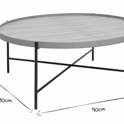Table Basse Ronde Bois Clair Et Métal Noir D90 Cm BASSY -Canapé Soldes table basse ronde bois clair et metal noir d90 cm bassy 51632 62d50fdd491cc 1200 675