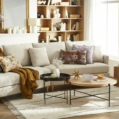 Table Basse Ronde Bois Clair Et Métal Noir D90 Cm BASSY -Canapé Soldes table basse ronde bois clair et metal noir d90 cm bassy 51632 6345264085fcf 1200 675