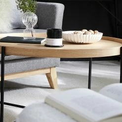 Table Basse Ronde Bois Clair Et Métal Noir D90 Cm BASSY -Canapé Soldes table basse ronde bois clair et metal noir d90 cm bassy 51632 63d3a8aad0e91 1200 675