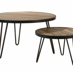 Table Basse Ronde Bois Manguier Massif Et Métal Noir L80 Cm ATELIER -Canapé Soldes table basse ronde bois manguier massif et metal noir l80 cm atelier 37925 5bb3740a7e037 1200 675