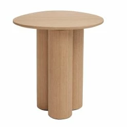 Table D'appoint Bois Clair L44 Cm HOLLEN