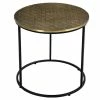 Table D'appoint Ronde En Laiton Frappé Et Métal Noir D45 Cm FLOOR -Canapé Soldes table dappoint ronde en laiton frappe et metal noir d45 cm floor 47569 5e456e7418c06 1200 675