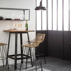 Table De Bar Design Noire L70 Cm JONES -Canapé Soldes table de bar design noire l70 cm jones 41758 5bb37444474bc 1200 675