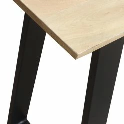 Table De Bar En Manguier Massif Et Métal Noir L120 Cm VIJAY -Canapé Soldes table de bar en manguier massif et metal noir l120 cm vijay 47289 5e4403de92a4d 1200 675