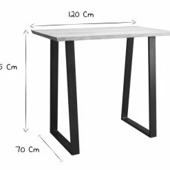 Table De Bar En Manguier Massif Et Métal Noir L120 Cm VIJAY -Canapé Soldes table de bar en manguier massif et metal noir l120 cm vijay 47289 5e7e065fec583 1200 675
