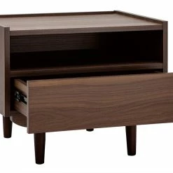 Table De Chevet Avec Tiroir En Finition Bois Foncé Noyer SANAA -Canapé Soldes table de chevet avec tiroir en finition bois fonce noyer sanaa 52926 632c804a792f0 1200 675