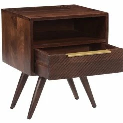 Table De Chevet Avec Tiroir Gravé En Bois Foncé Manguier Massif L42 Cm REKHA 10 Table De Chevet Avec Tiroir Gravé En Bois Foncé Manguier Massif L42 Cm REKHA -Canapé Soldes table de chevet avec tiroir grave en bois fonce manguier massif l42 cm rekha 52526 636cbf4606256 1200 675
