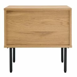 Table De Chevet Finition Bois Clair Chêne Et Pieds Métal Noir L50 Cm PERNELLE -Canapé Soldes table de chevet finition bois clair chene et pieds metal noir l50 cm pernelle 53638 63d7f59d4e0ca 1200 675