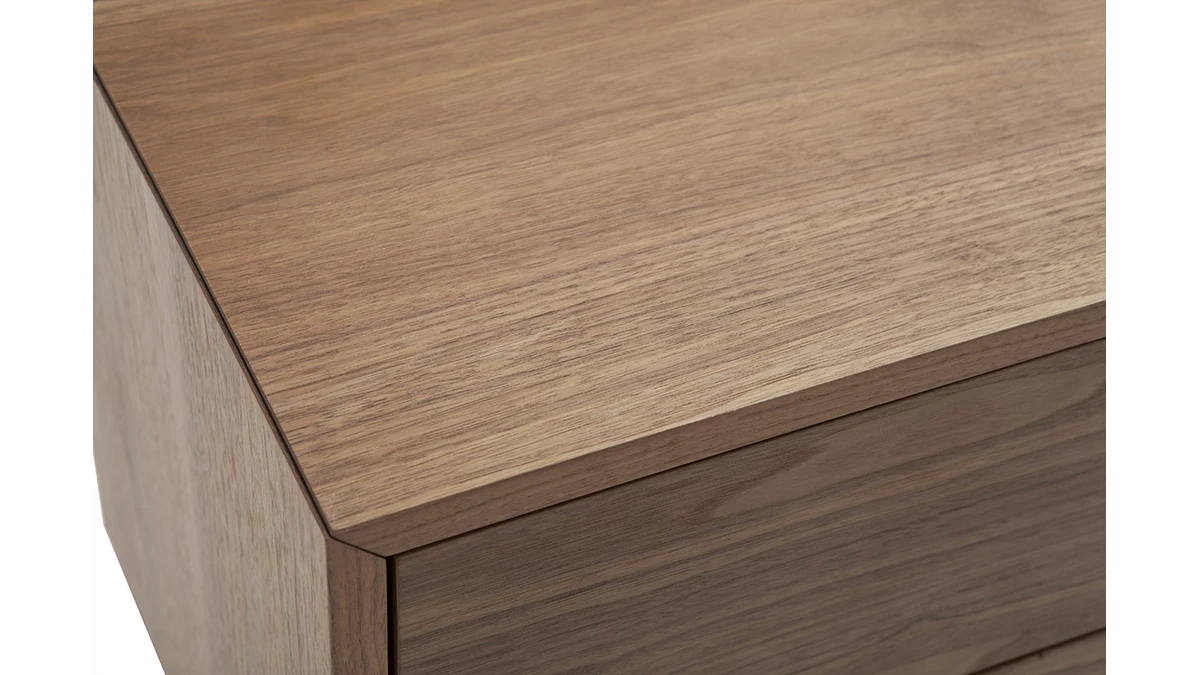 Table De Chevet Vintage Noyer Et Métal MANNY 7 Table De Chevet Vintage Noyer Et Métal MANNY – Image 5