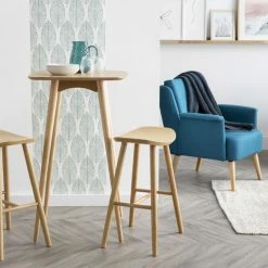 Table Haute Carrée Frêne Naturel Scandinave L60 Cm BALTIK -Canapé Soldes table haute carree frene naturel scandinave l60 cm baltik 44487 5f194c930801b 1200 675