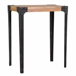 Table Haute Industrielle Rectangulaire En Manguier Massif Et Métal L88 Cm MADISON -Canapé Soldes table haute industrielle rectangulaire en manguier massif et metal l88 cm madison 41220 5c17c981e4a05 1200 675