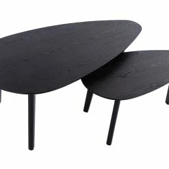 Tables Basses Gigognes Bois Noir (lot De 2) ARTIK 11 Tables Basses Gigognes Bois Noir (lot De 2) ARTIK -Canapé Soldes tables basses gigognes bois noir lot de 2 artik 48511 5f6cac817a123 1200 675