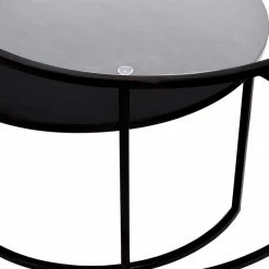 Tables Basses Gigognes Rondes Design Verre Trempé Et Métal Noir TAHL (lot De 2) - Miliboo & Stéphane Plaza -Canapé Soldes tables basses gigognes rondes design verre trempe et metal noir tahl lot de 2 miliboo et stephane plaza 48663 5ffc66b447f23 1200 675