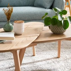 Tables Basses Gigognes Scandinaves Bois Foncé Noyer (lot De 2) ARTIK -Canapé Soldes tables basses gigognes scandinaves bois fonce noyer lot de 2 artik 48512 60dad48b40ec3 1200 675