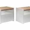 Tables De Chevet Design Avec Tiroir Blanc Mat Et Finition Chêne (lot De 2) VERDI -Canapé Soldes tables de chevet design avec tiroir blanc mat et finition chene lot de 2 verdi 51031 61b8a8abb4964 1200 675