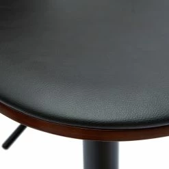 Tabouret De Bar Ajustable Noir Et Noyer BECK -Canapé Soldes tabouret de bar ajustable noir et noyer beck 50959 628e44cb54f12 1200 675