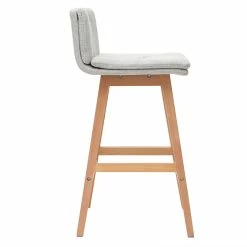 Tabouret De Bar Bois Et Gris Perle 65 Cm (lot De 2) JOAN -Canapé Soldes tabouret de bar bois et gris perle 65 cm lot de 2 joan 42667 5bd2c3482cc5e 1200 675