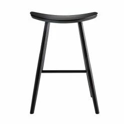 Tabouret De Bar Bois Noir 65 Cm DEMORY
