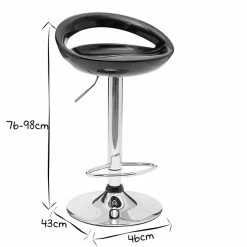 Tabouret De Bar / Cuisine Noir Moderne COMET (lot De 2) -Canapé Soldes tabouret de bar cuisine noir moderne comet lot de 2 10167 5cff75337cbd8 1200 675