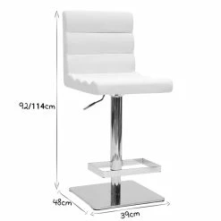 Tabouret De Bar Design Blanc COLOMBUS -Canapé Soldes tabouret de bar design blanc colombus 22296 5cadae12337f6 1200 675