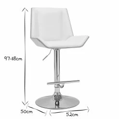 Tabouret De Bar Design Blanc Et Bois Clair MELKIOR -Canapé Soldes tabouret de bar design blanc et bois clair melkior 48111 5f105187bd783 1200 675