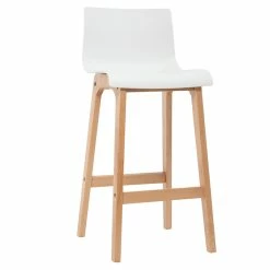 Tabouret De Bar Design Bois Et Blanc 75 Cm (lot De 2) NEW SURF -Canapé Soldes tabouret de bar design bois et blanc 75 cm lot de 2 new surf 42613 5bb764610b3f0 1200 675