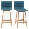 Tabouret De Bar Design Bois Et Bleu Canard 65 Cm (lot De 2) EMMA -Canapé Soldes tabouret de bar design bois et bleu canard 65 cm lot de 2 emma 42663 5bb7646fe7757 1200 675